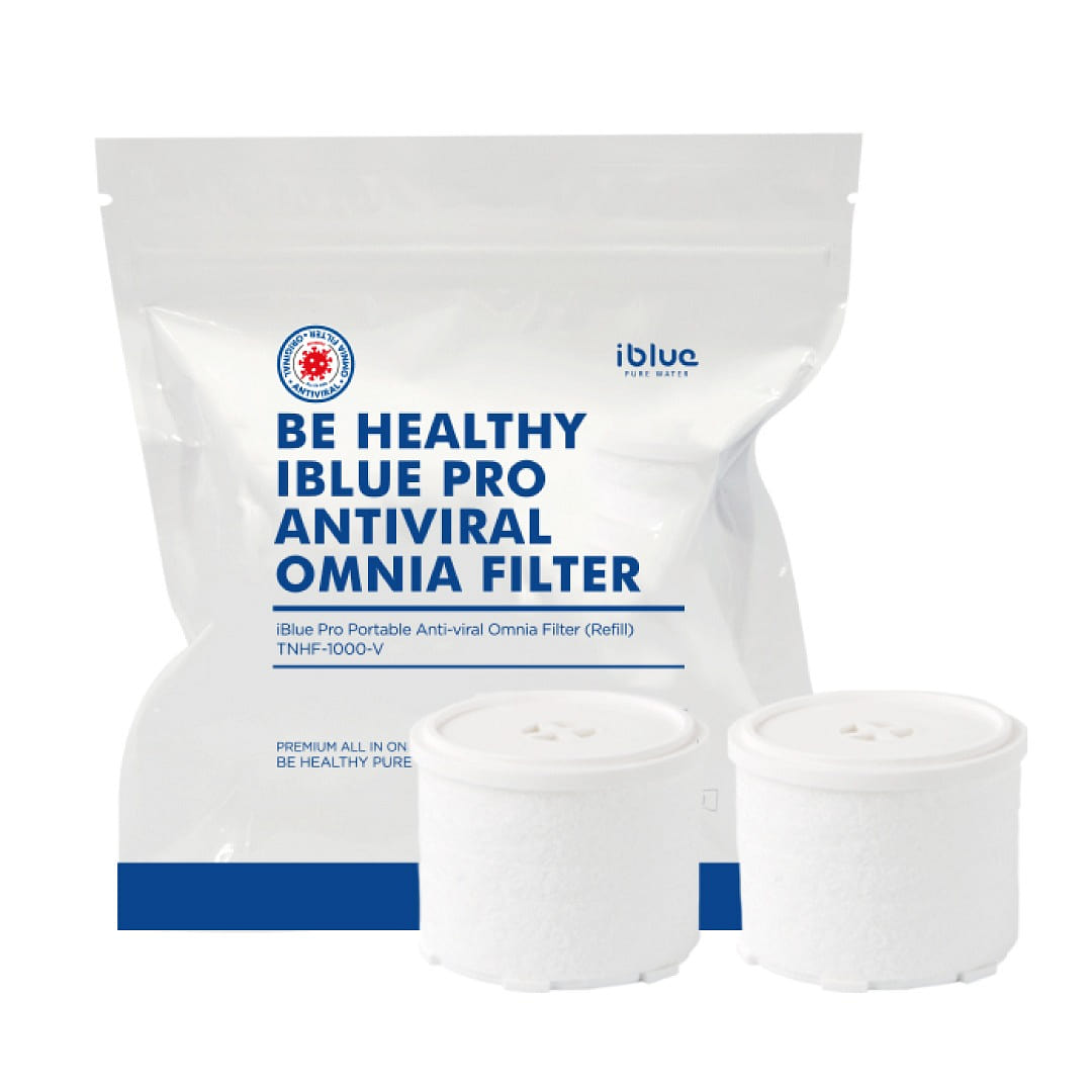 Be Healthy iBlue Pro 便携式抗病毒 Omnia 替换过滤器 (2 件) 1 份