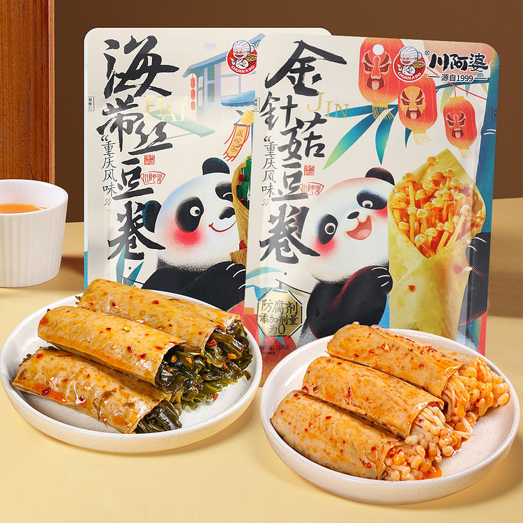 Chuan A Po Kelp bean roll 118g*3 354 g