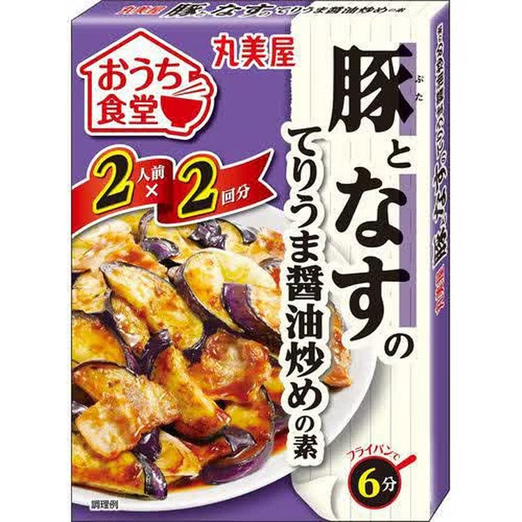 丸美屋 照烧猪肉茄子炒菜底料 140g 1 份