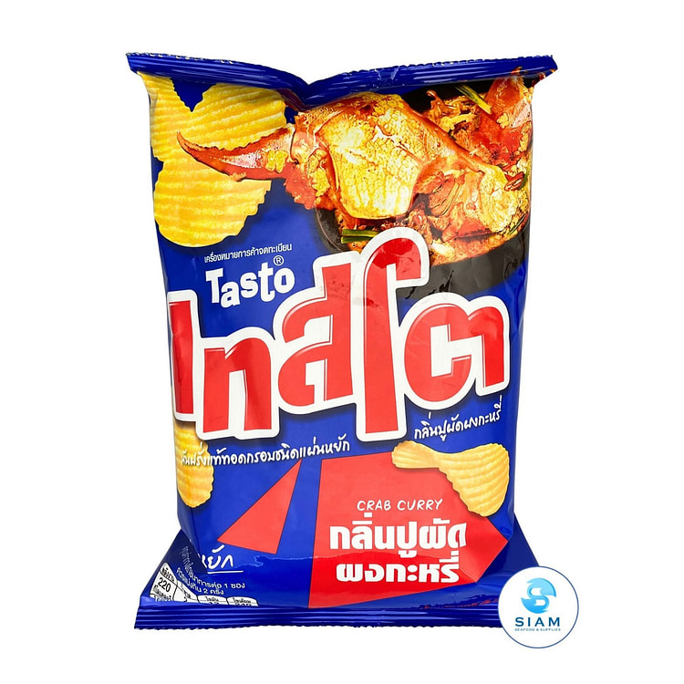 Tasto Potato Chips, Crab Curry Flavor