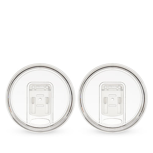 HOST Wine Freeze XL Replacement Lids for Large Tumblers with Sliding Tab Closure, Travel Cup Lid, Clear Set of 2 2 count