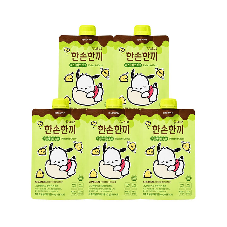 Sanrio Collaboration Protein Shake Pochacco 5 each