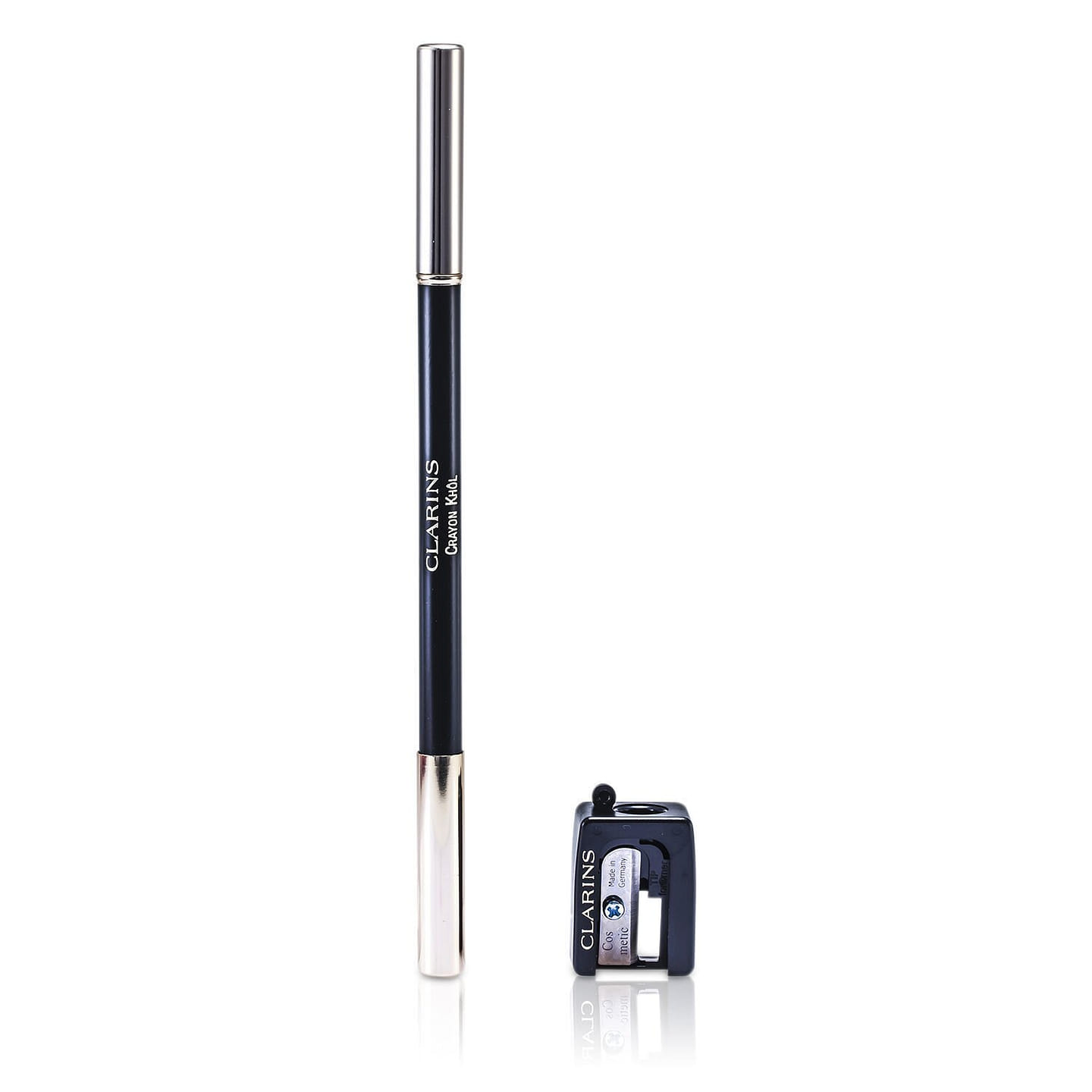 Clarins Long Lasting Eye Pencil with Brush - # 01 Carbon Black (With Sharpener) 1.05g/0.037oz 1 g