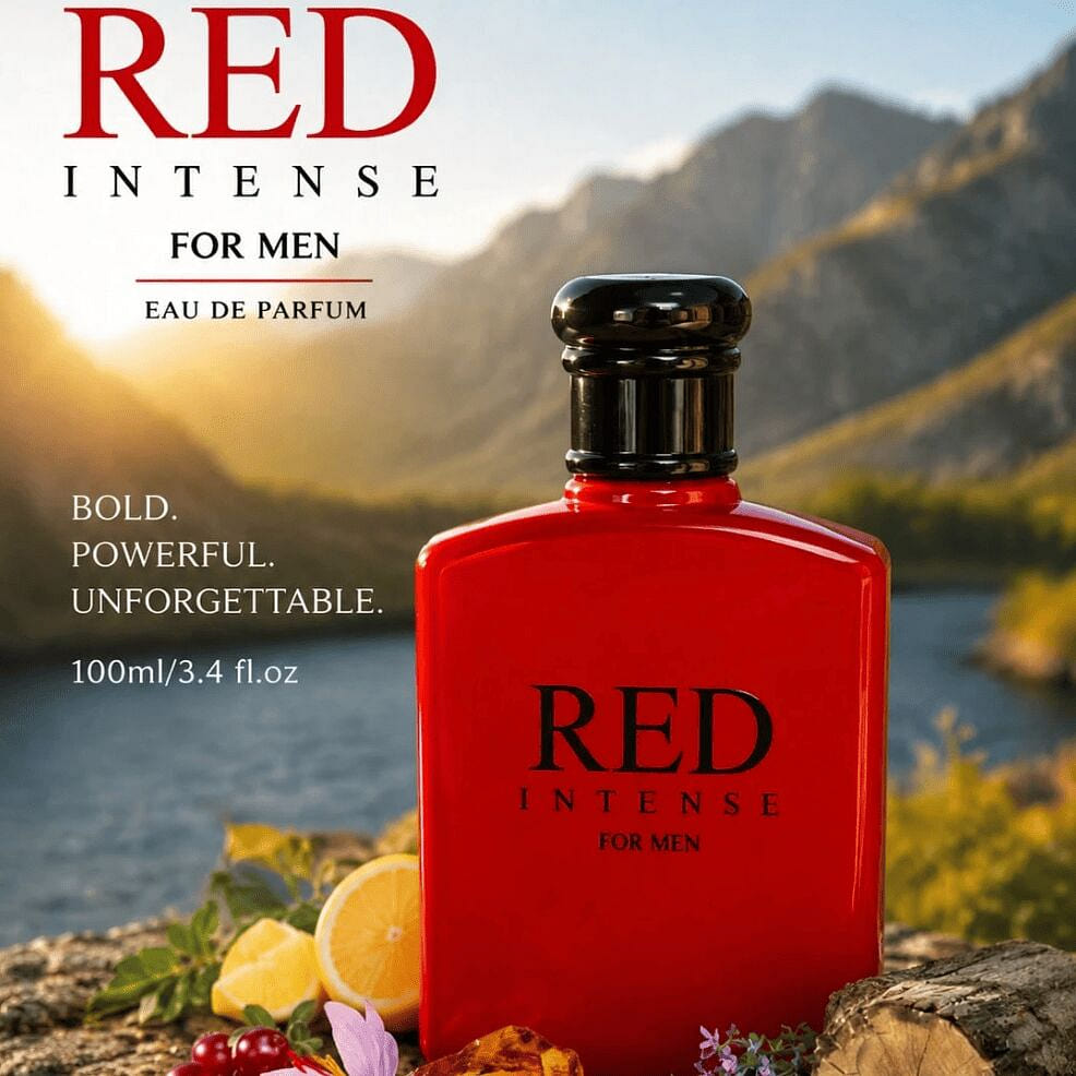 RED INTENSE 3.4 Fl Oz Men’s Perfume 1 bottle