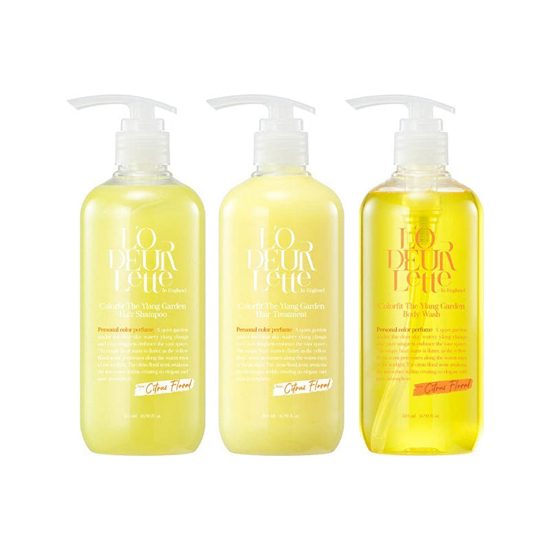 Citrus Floral The Ylang Garden Hair & Body Set 1 each