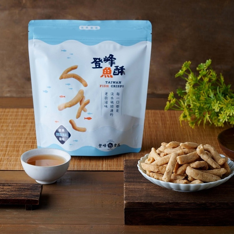登峰食品 - 台灣淡水人氣登峰魚酥 - 原味 6 包