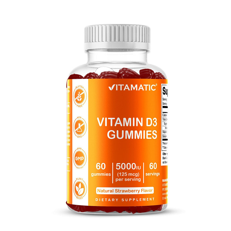 Vitamin D3 5000 IU - 60 Gummies
