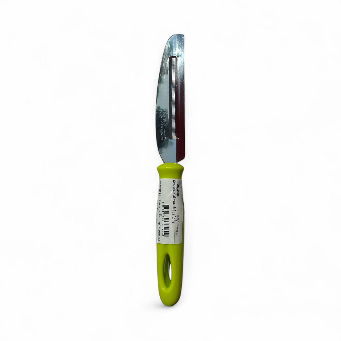 Stainless Steel Super Peeler (Size L) Green handle 1 each