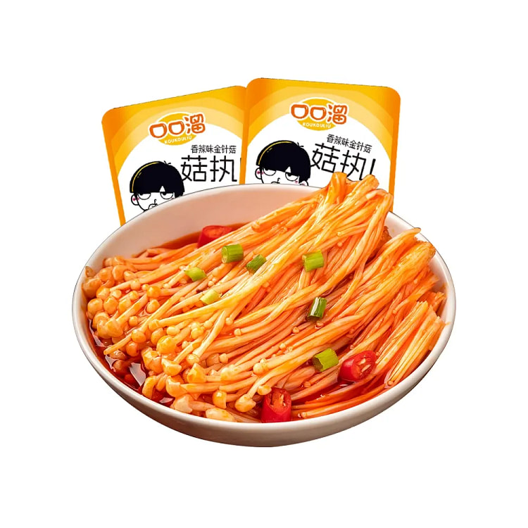 口口溜香香辣金针菇20包【240g】 240 克