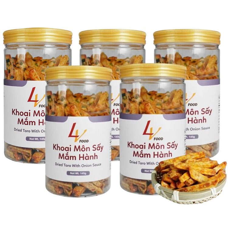 LV Food Khoai môn sấy mắm hành5Count