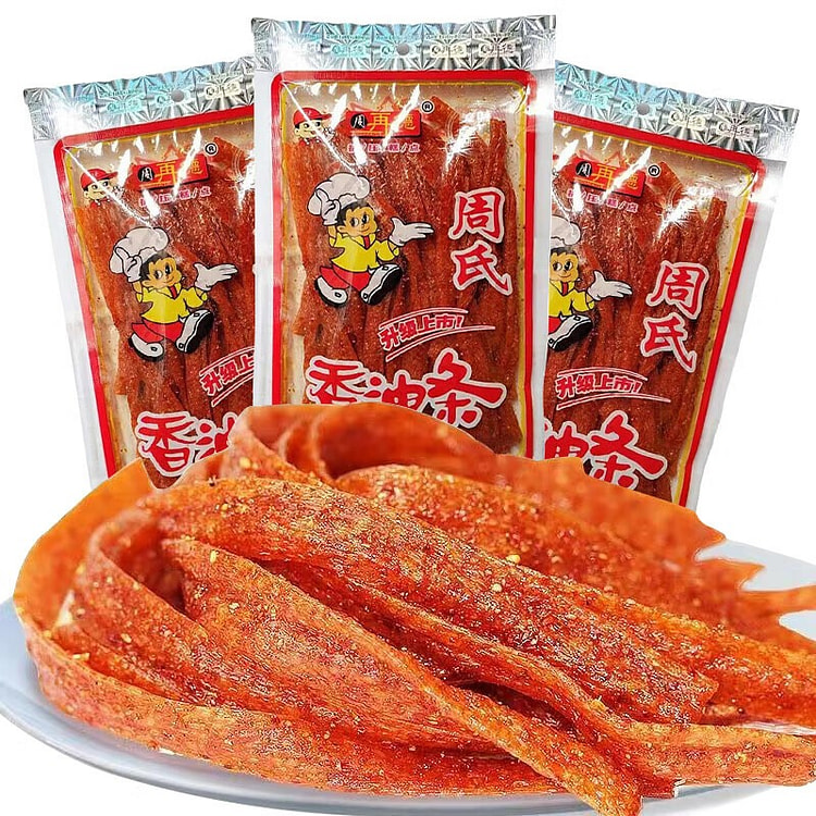 周再德 香油条 湖南特产网红零食辣条 444 克