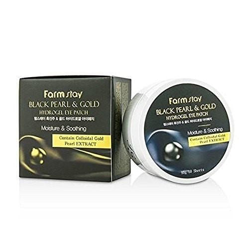 FarmStay Black Pearl & Gold Hydrogel Eye Patch 60pcs 1 case