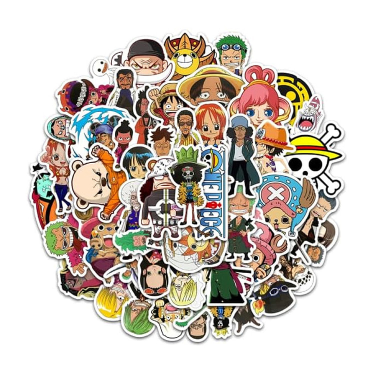 Anime Waterproof Sticker Set 50PCS 1 count