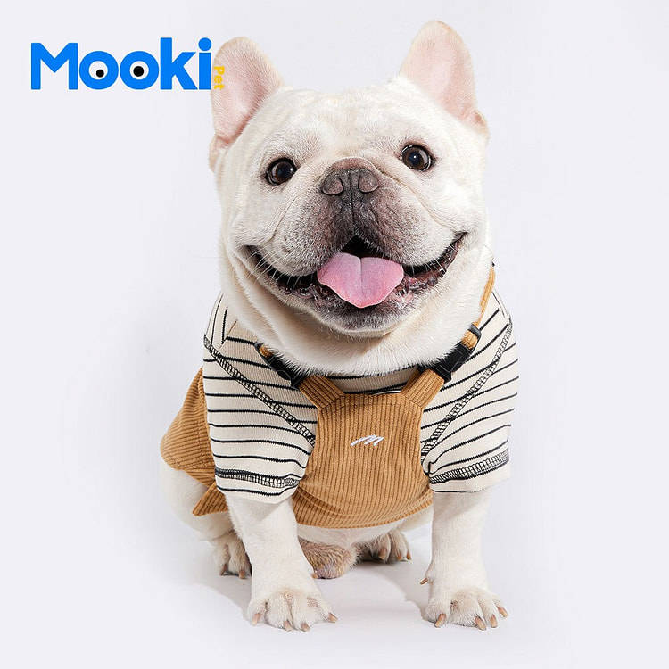 Mookipet灯芯绒工装背带