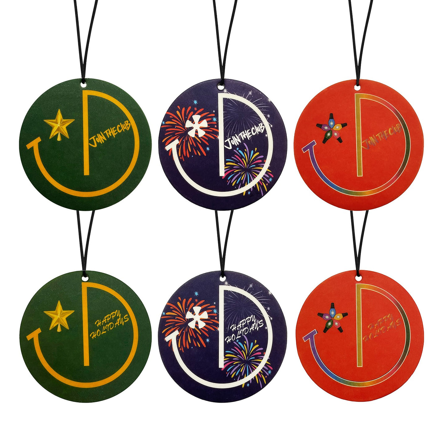 Holiday Non Toxic Premium Essential Oil Car Air Fresheners – Join The Club Brand 19.99 count