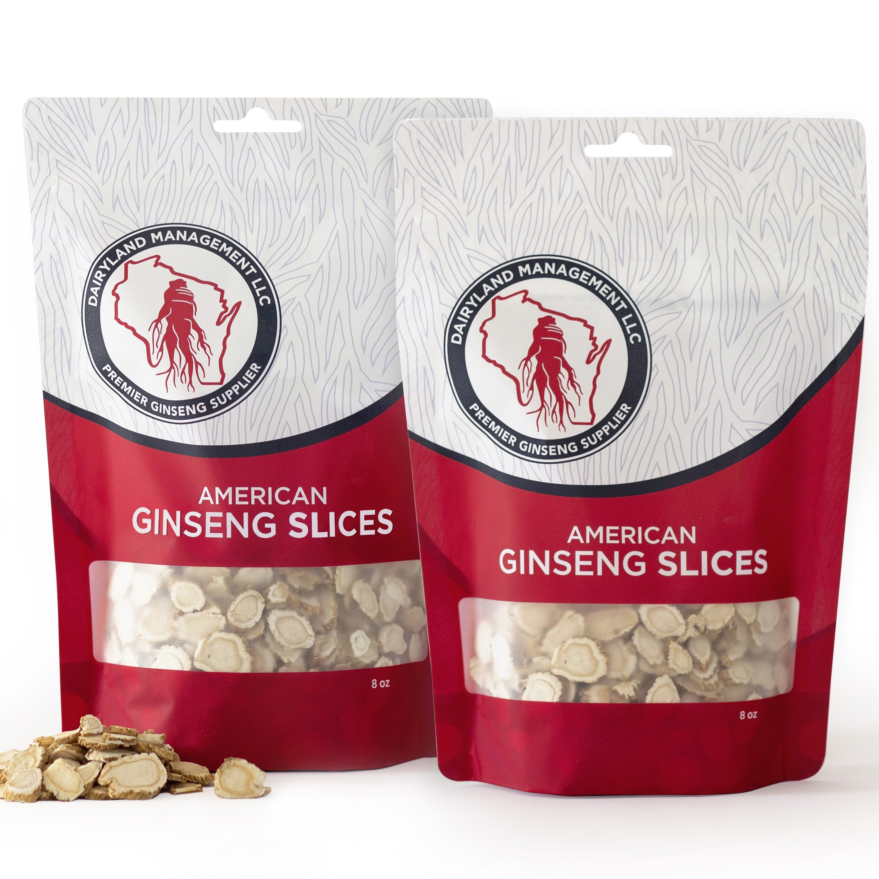 Premium American Ginseng Slices 16 oz - Pure and Potent for Health and Vitality 1 each