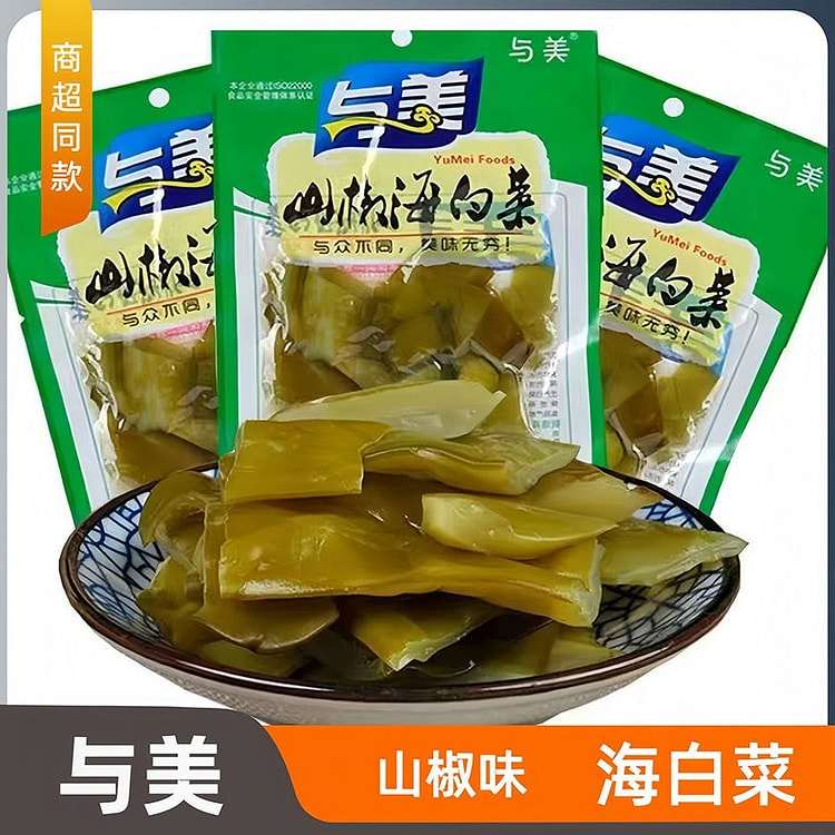 与美海白菜40g*5四川特产泡椒