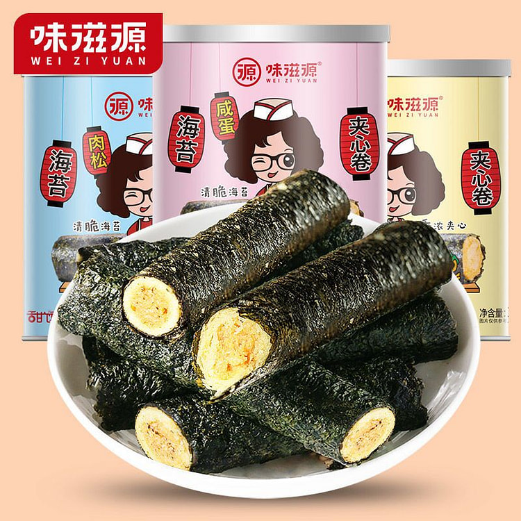 WEIZIYUAN crab roe stuffed with seaweed 100g