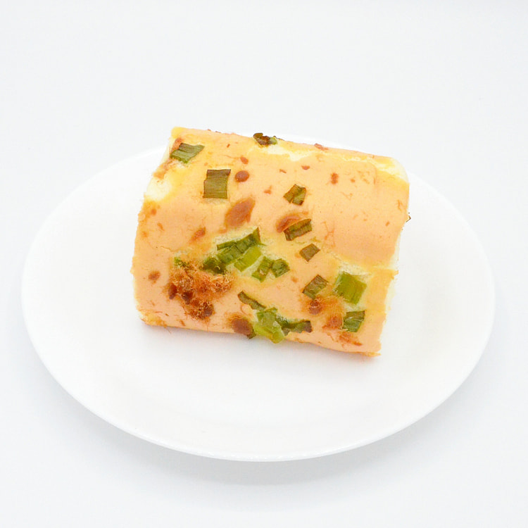 青葱肉松卷