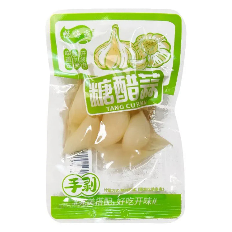 山东糖蒜独立蒜头糖醋酸甜大蒜开胃即食225g 225 克