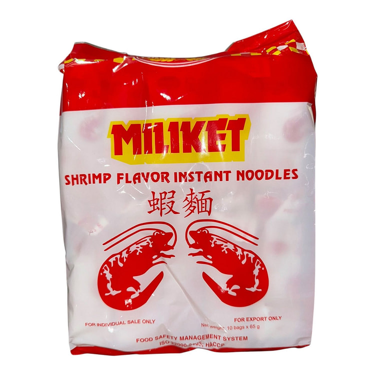 MILIKET SHRIMP FLAVOR INSTANT NOODLES
