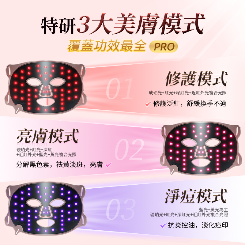 Get JUJY Anti-aging Facial Mask Instrument PRO (USB Charge