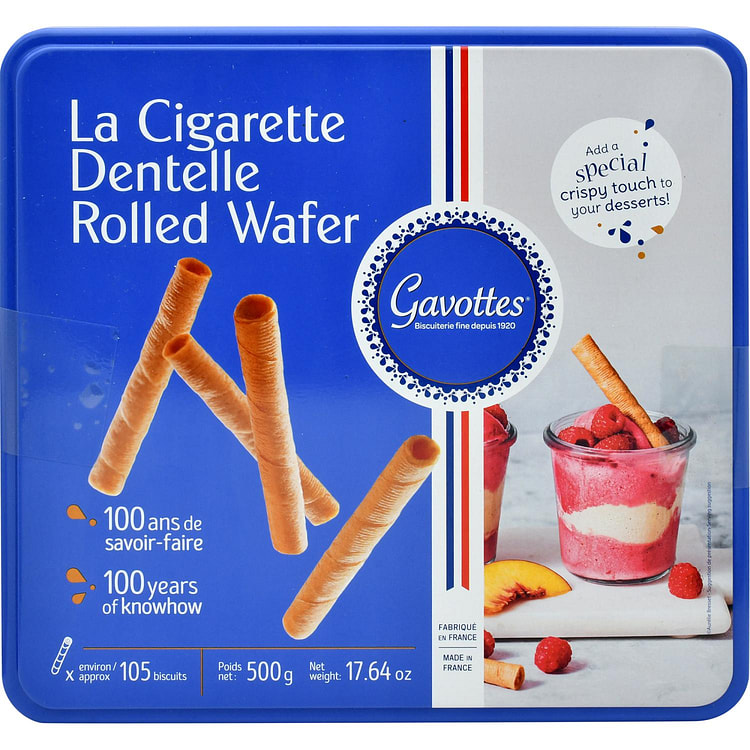 Gavottes La Cigarette Dentelle Rolled Wafer 500G