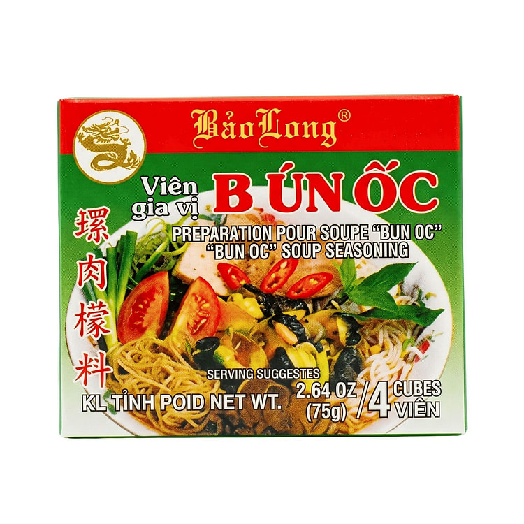 Bao Long "Bun Oc" Snail Escargot Soup Seasoning 75 g (min 3)