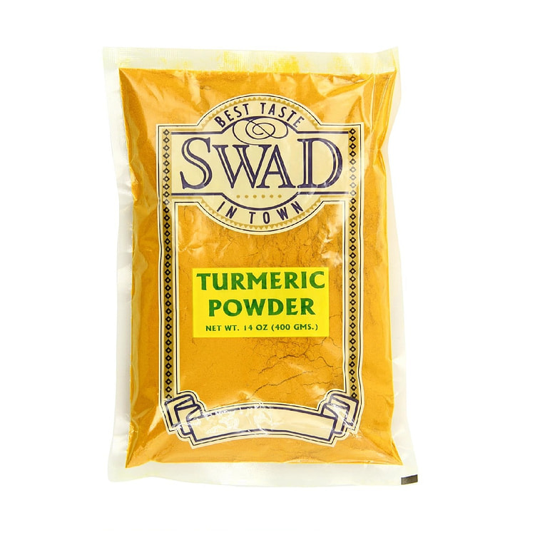 Swad印度香料姜黄粉，14盎司 1 包