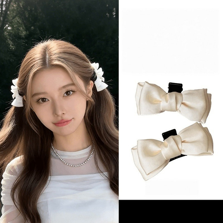 Fairy Ear Side Hair Clips 7cm White 1 Pair 1 count