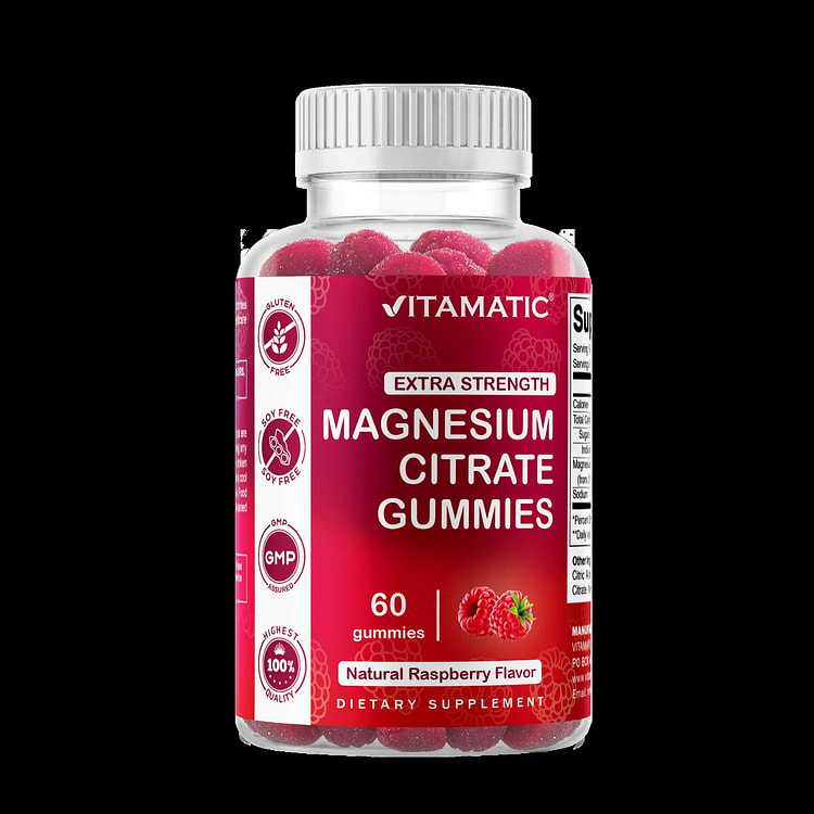Extra Strength Magnesium 85mg - 60 Vegan Gummies