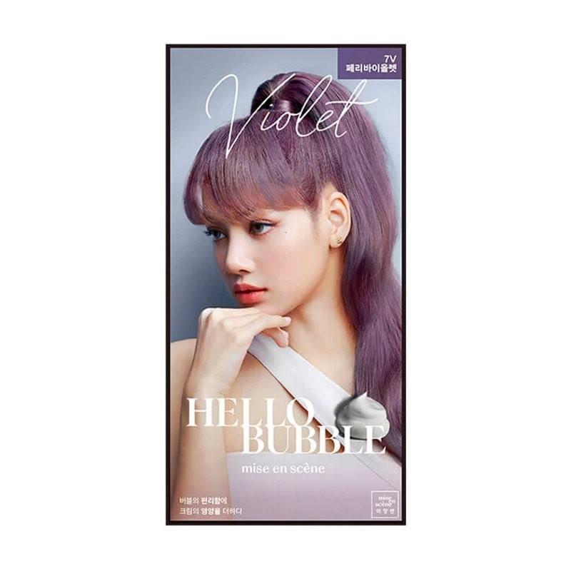 Get Hello Bubble x BLACKPINK Hair Dye 7V Peri Violet 1 box Delivered