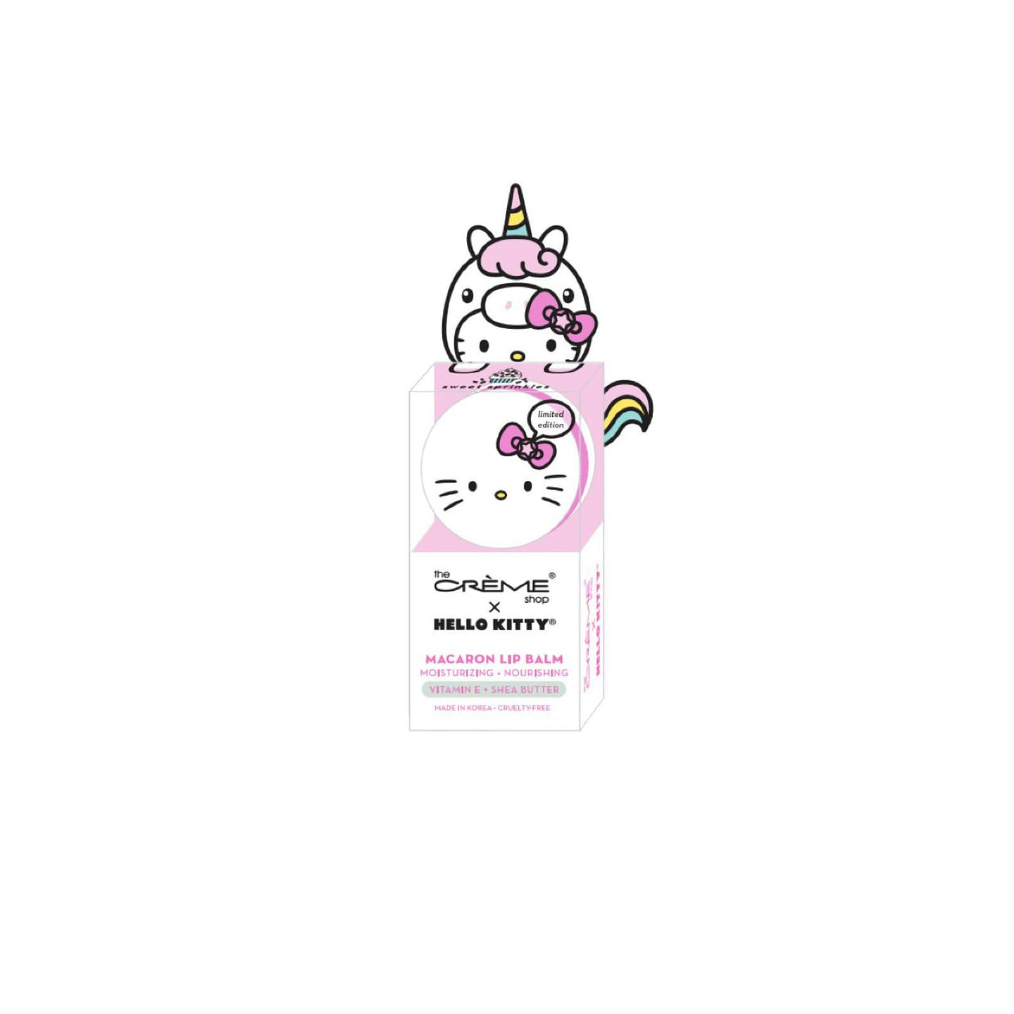 THE CREME SHOP Macaron Lip Balm - Hello Kitty Sweet Sprinkles 1 份