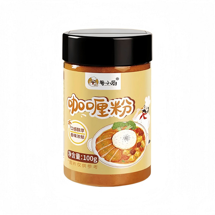 粤小厨 咖喱粉正宗咖喱料理100g*1瓶 100 克