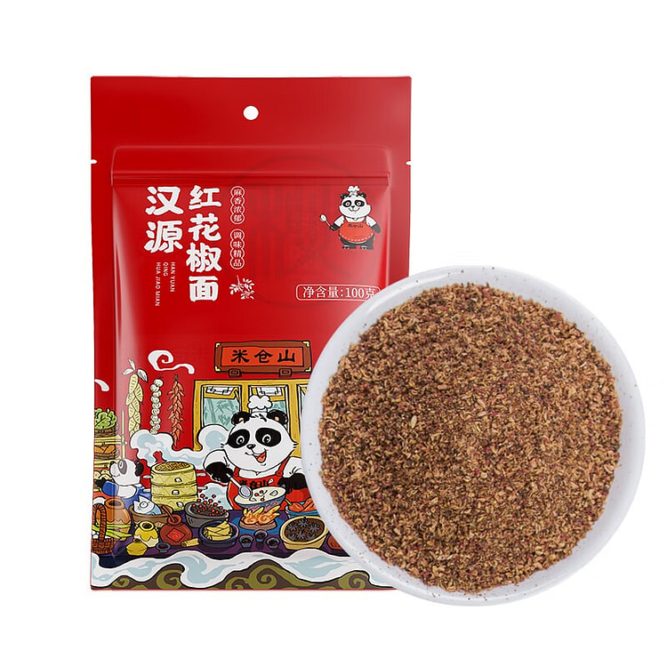 蜀姑娘 红花椒面 四川汉源特麻花椒粉烤肉蘸料调料 100 克
