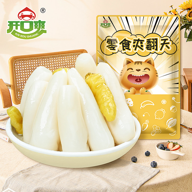 开口爽泡椒小萝卜酸辣小零食28g*10包