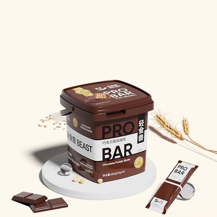 Black Chocolate Protein Bar 280g*1 box 280 g