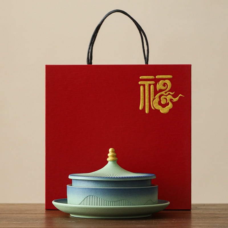 Tea fruit plates tiantan plates gift package 1 count