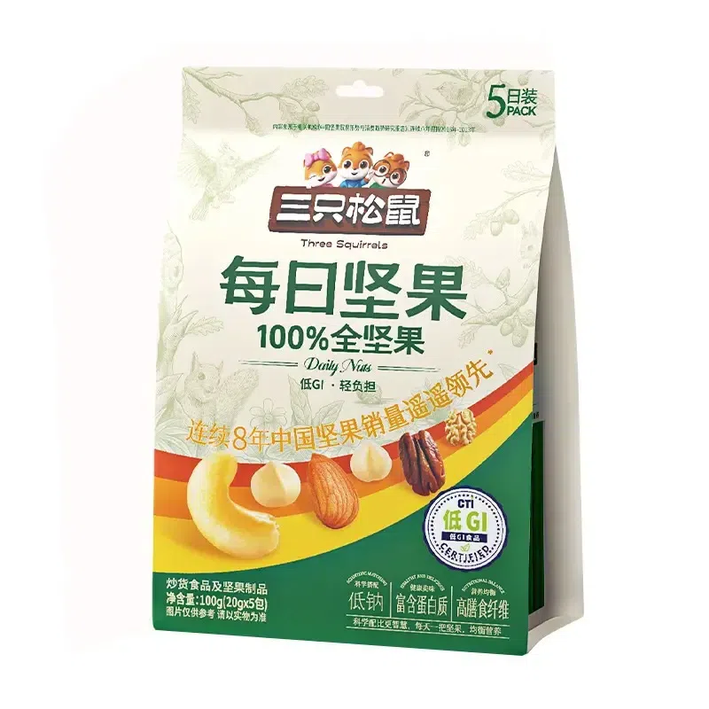 Three Squirrels Low-GI Daily Nuts 1pc 100 g