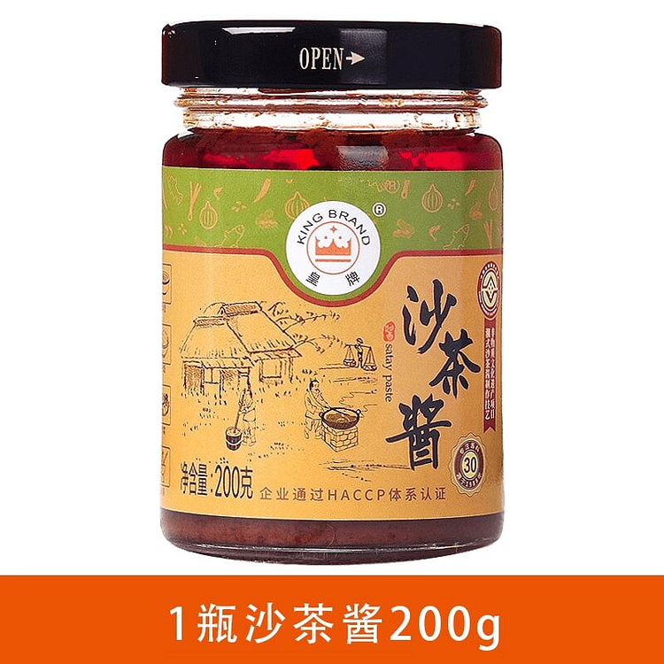 沙茶酱200g*1瓶 200 克
