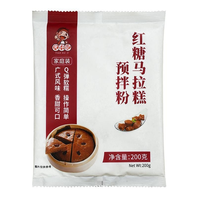 200g*1 bag of pre-mixed brown sugar malt cake flou 200 g