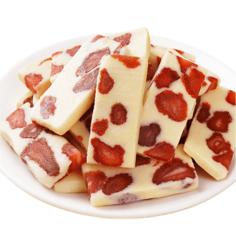 Yumeizi Strawberry Milk Cake Sticky and Crispy, Rich Milk Taste Sweet and Sour, 1 count