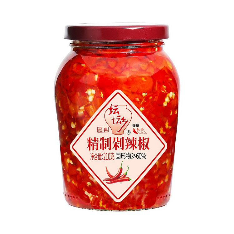 湖南坛坛乡精制剁辣椒 210g 1 瓶