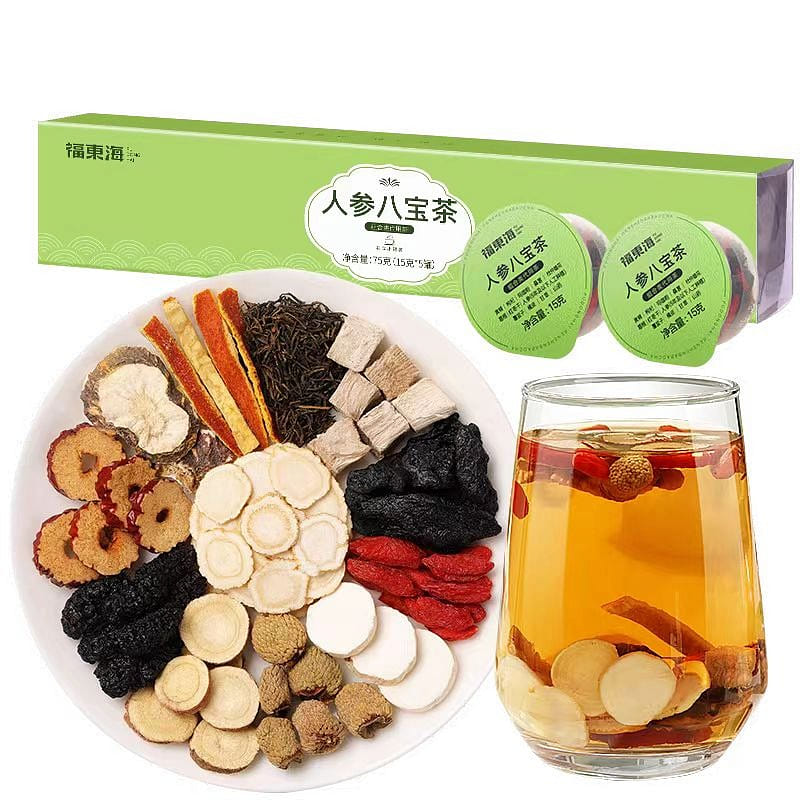 Fu Dong Hai Ginseng eight treasures tea 75g*1 box 75 g
