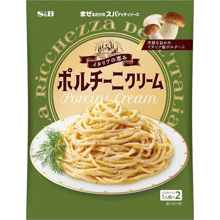 S&B Spaghetti Sauce Porcini Cream 130g 1 each