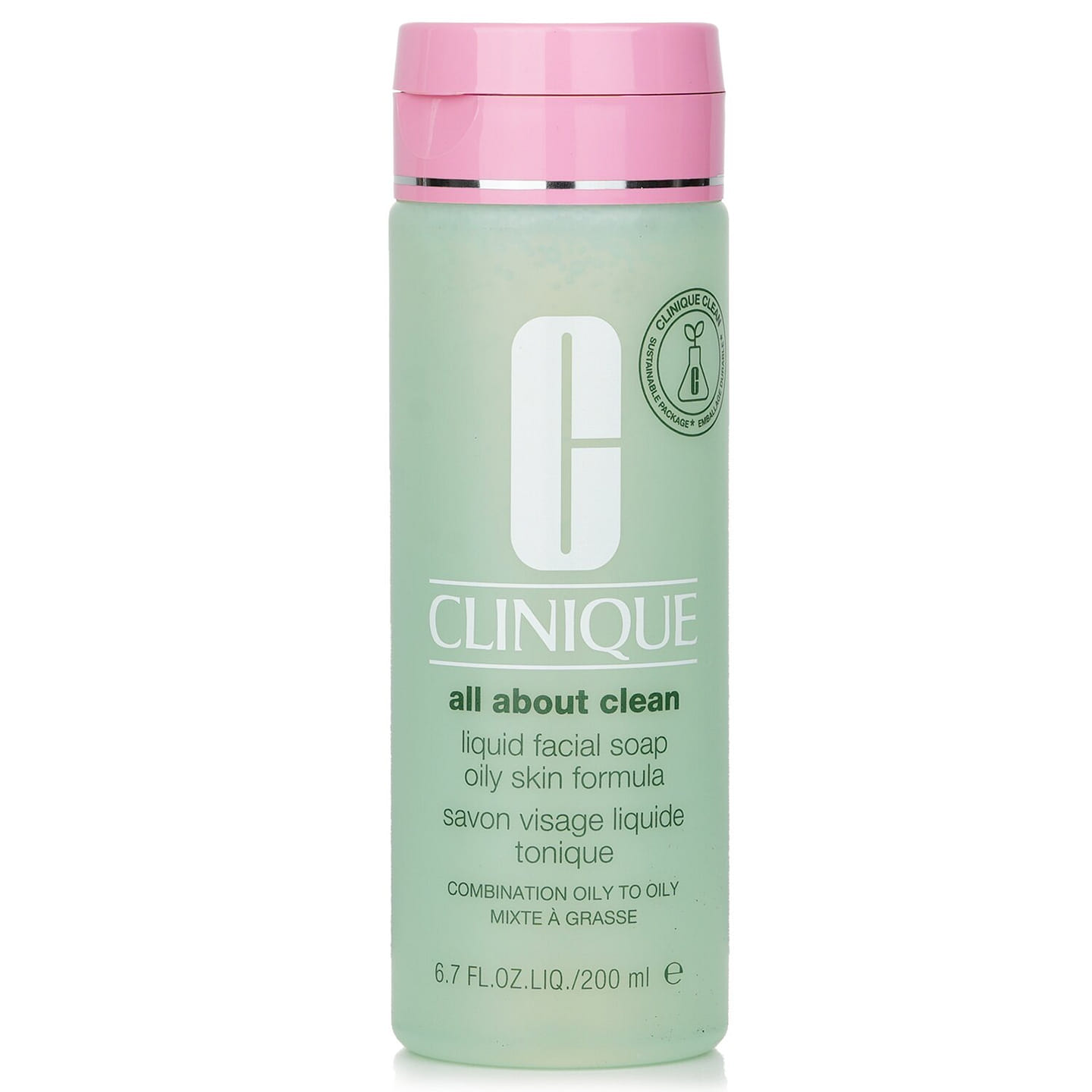 Clinique All About Clean Liquid Facial Soap Oily Skin Formula - Combination Oily to Oily Skin 200ml/6.7oz 200 ml