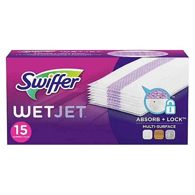 Swiffer WetJet Mopping Pad Refills 15 Count Multi- 1 box