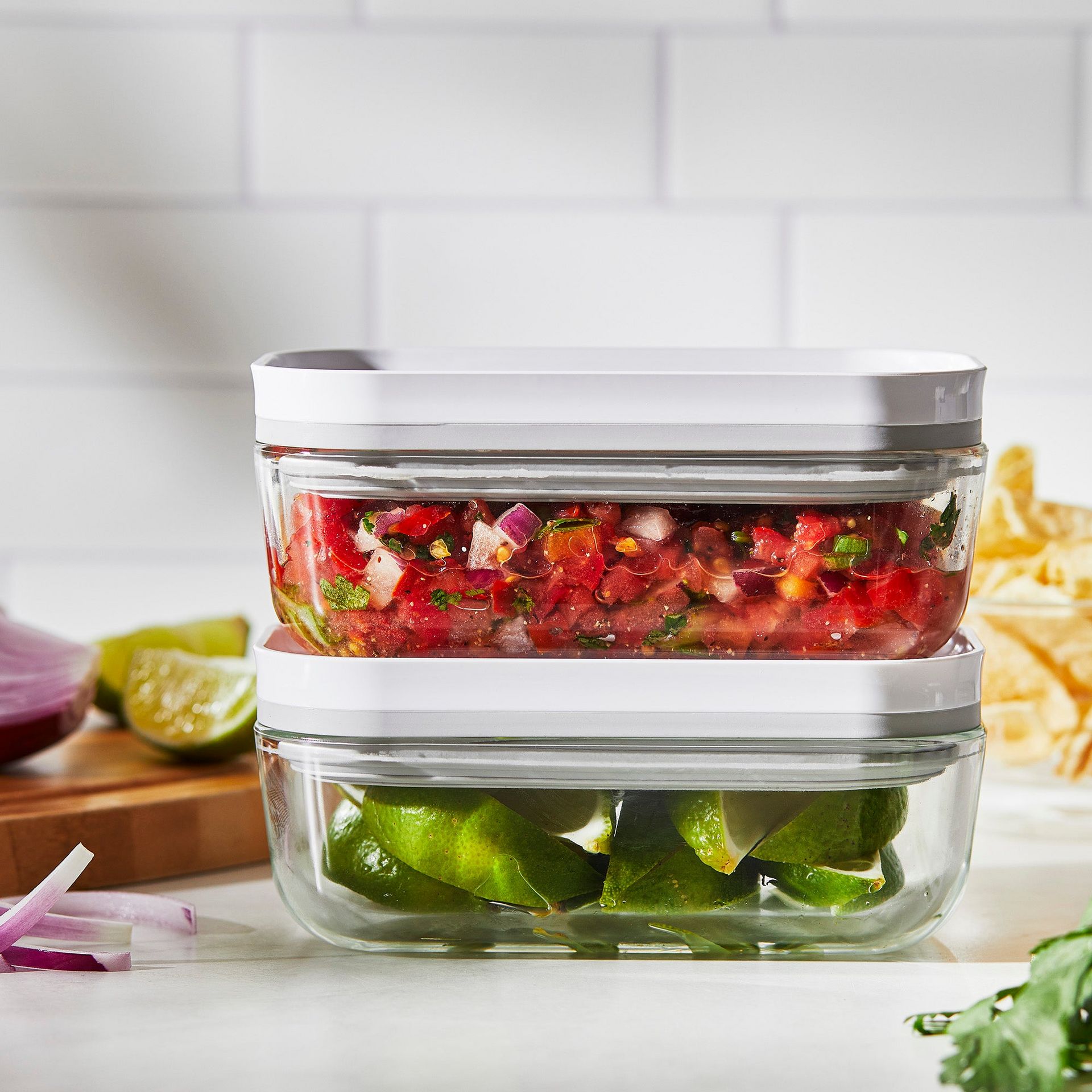 ZWILLING 4pc Glass Vacuum Sealer Food Storage - Weee!