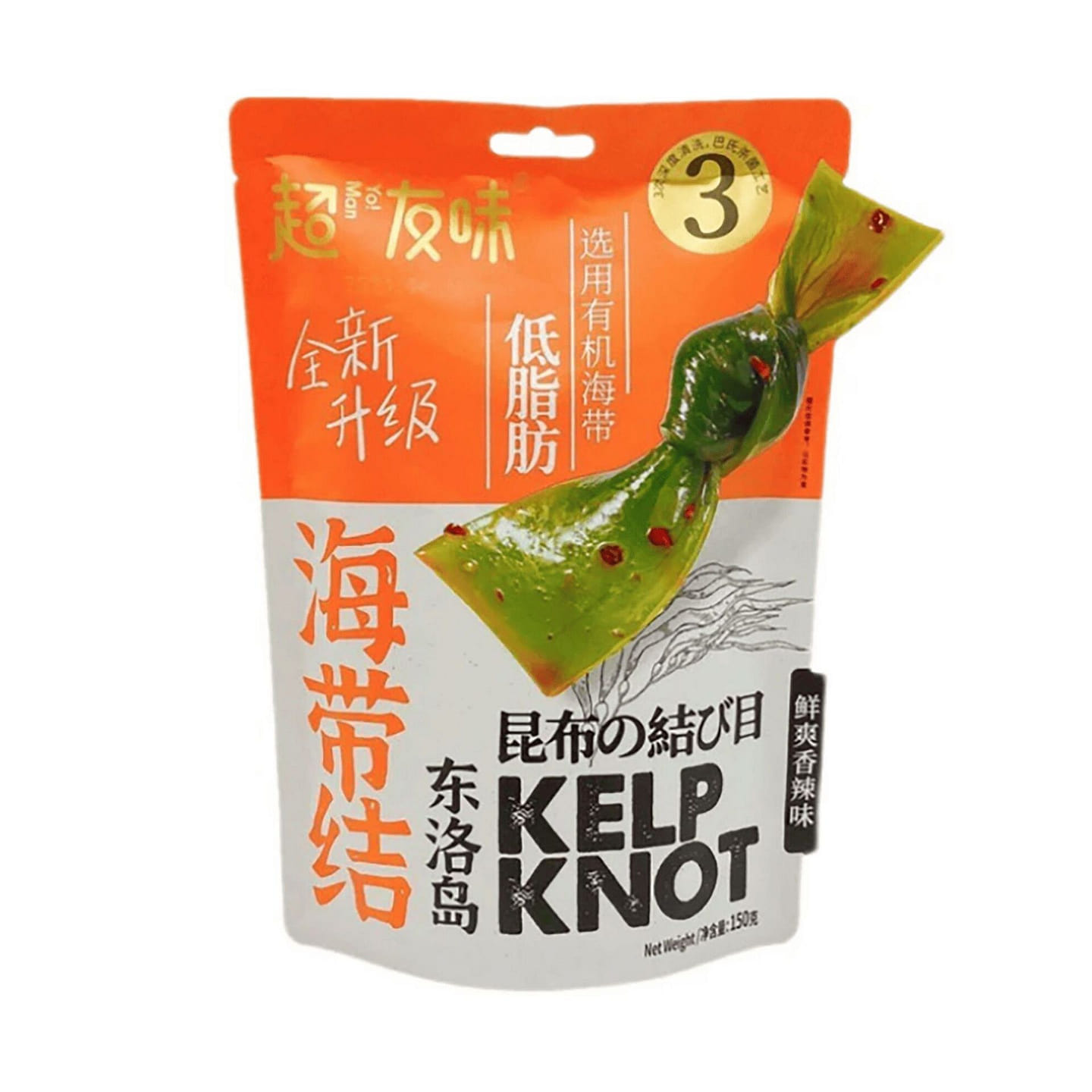 Chaoyouwei Spicy Kelp Knots 150g 1 pack