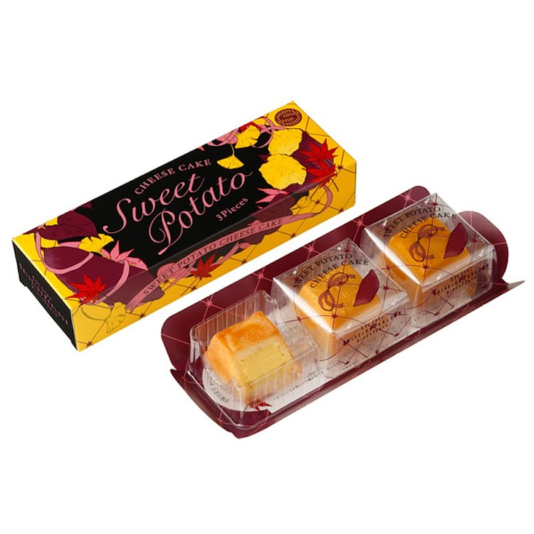 Shiseido Parlour Sweet Potato Cheese Cake 3pcs 1 box